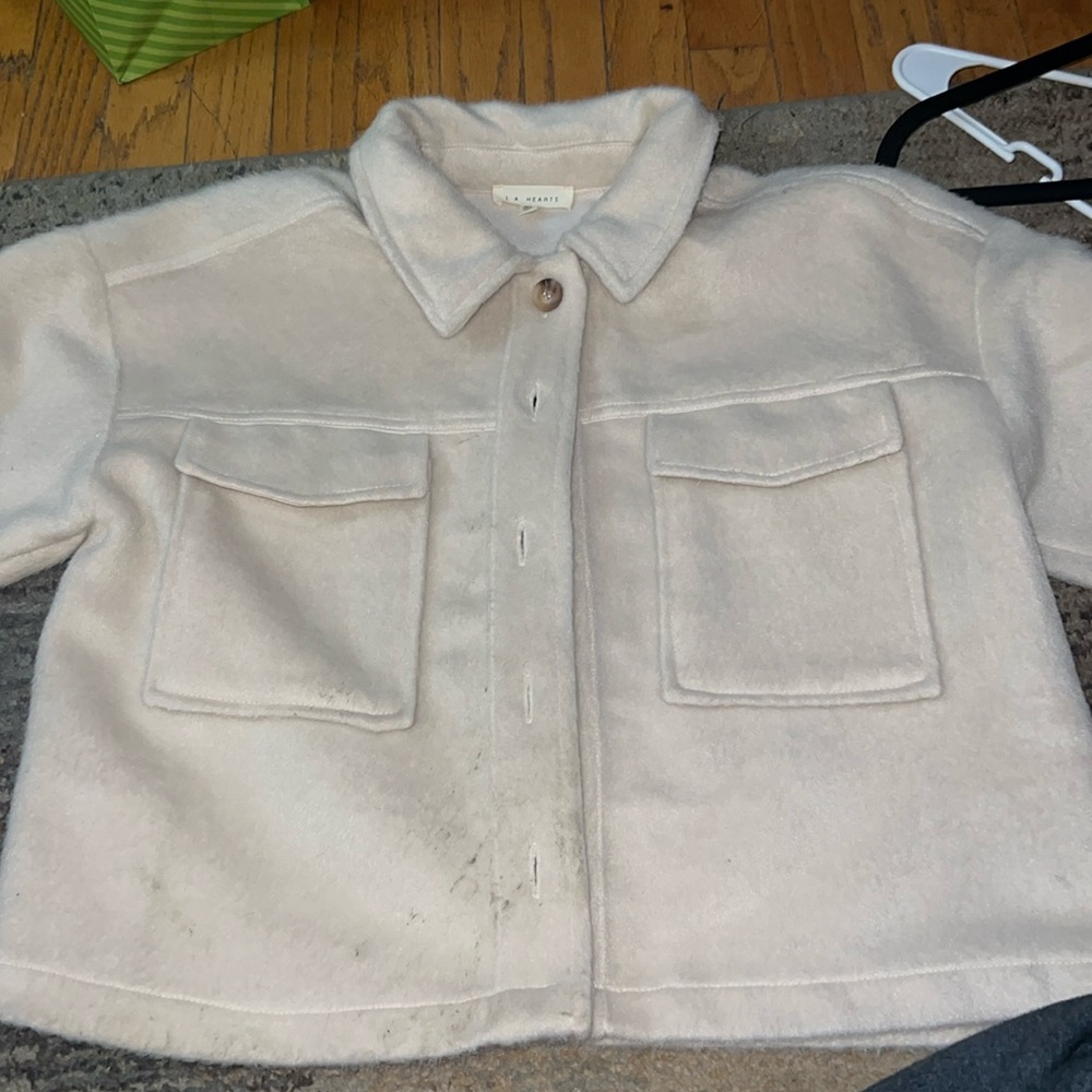 Cream coat, size M/L